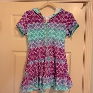 Like New girls size 10/12 swim cover up